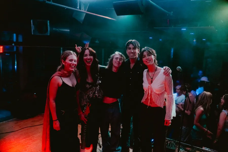 The band after the Sound Bar show